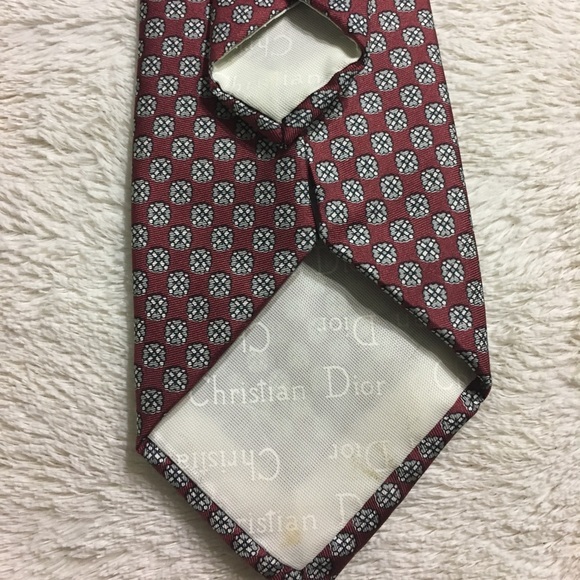 CHRISTIAN DIOR VINTAGE TIE NECKTIE CD - Picture 4 of 10